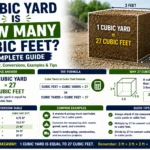 1 Cubic Yard Is How Many Cubic Feet