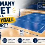 How Many Feet Is a Volleyball Court