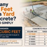 How Many Cubic Feet Are in a Yard of Concrete