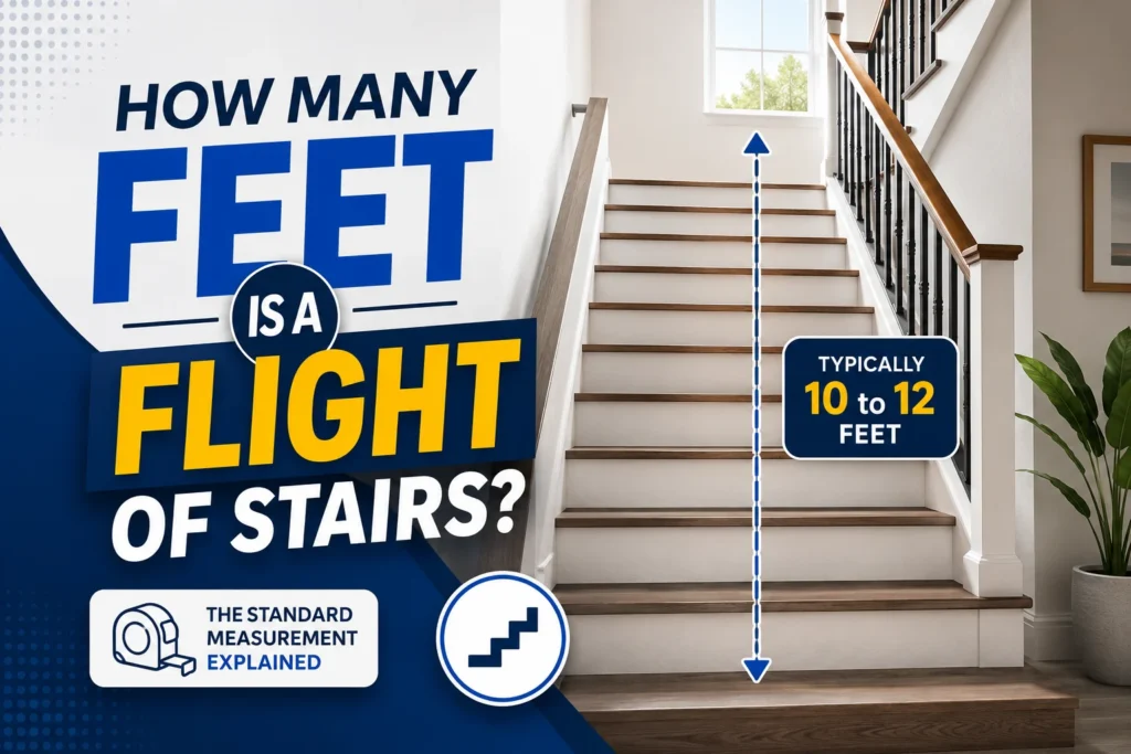 How Many Feet Is a Flight of Stairs