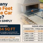 How Many Square Feet Is a One Car Garage