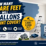 How Many Square Feet Will 5 Gallons of Paint Cover