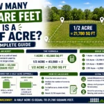 How Many Square Feet Is a Half Acre
