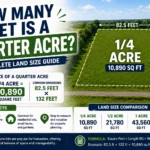 How Many Feet Is a Quarter Acre