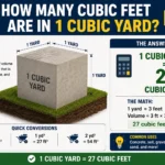 how many cubic feet are in 1 yd