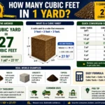 how many cubic feet in 1 yd