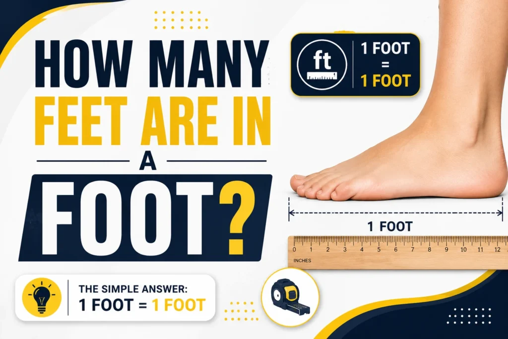 How Many Feet Are in a Foot