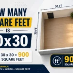 How Many Square Feet Is 30x30