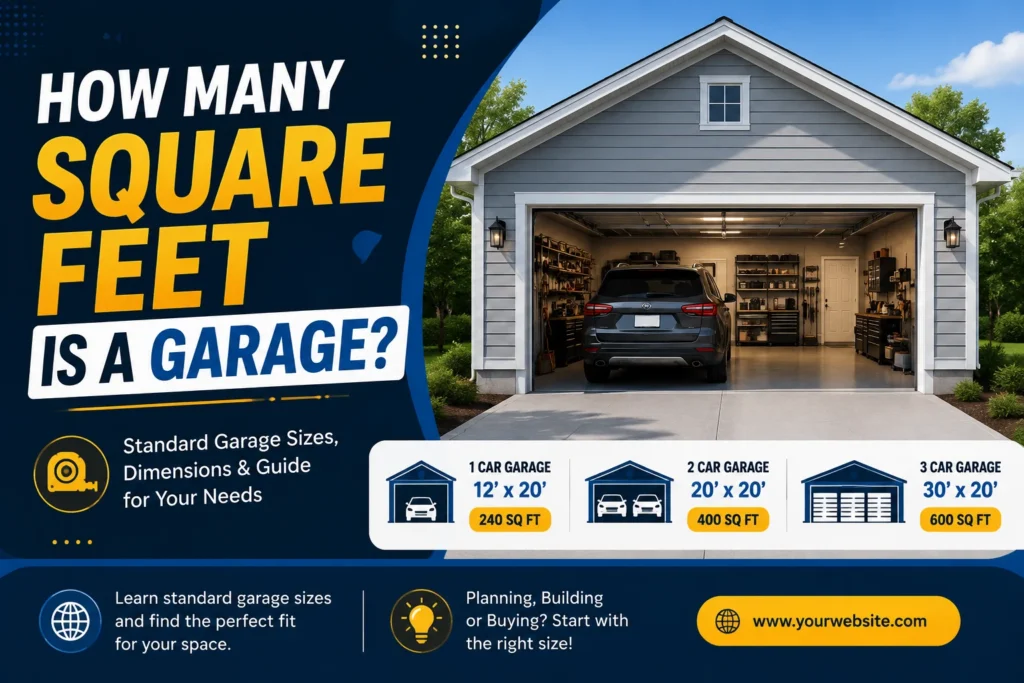 How Many Square Feet Is a Garage