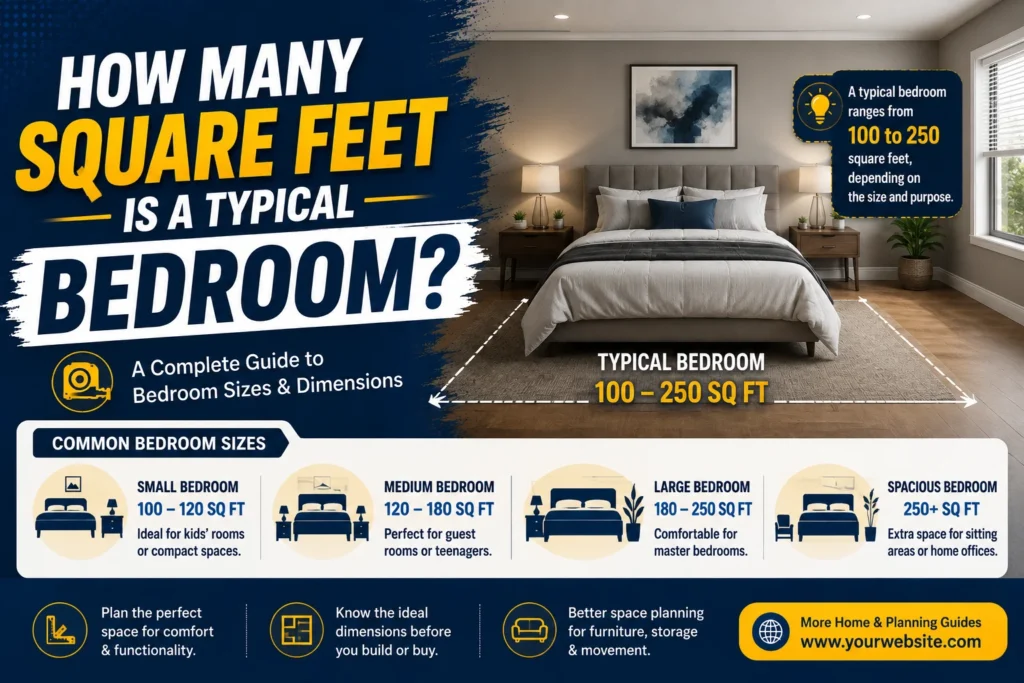 How Many Square Feet Is a Typical Bedroom