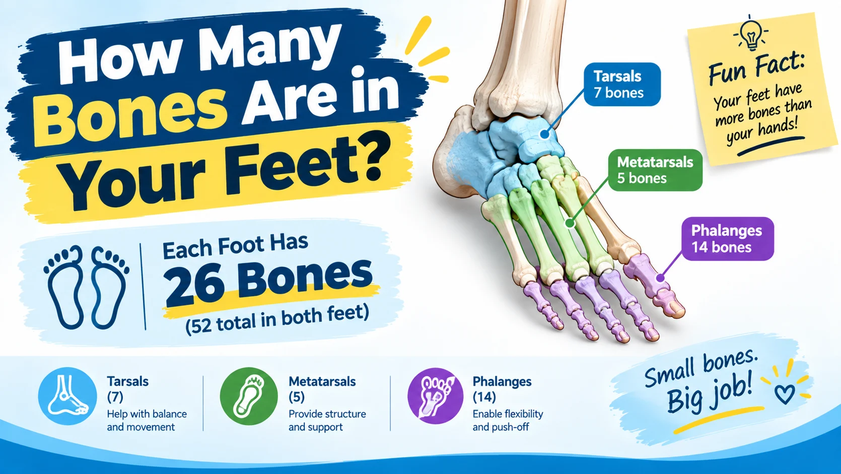 How Many Bones Are in Your Feet