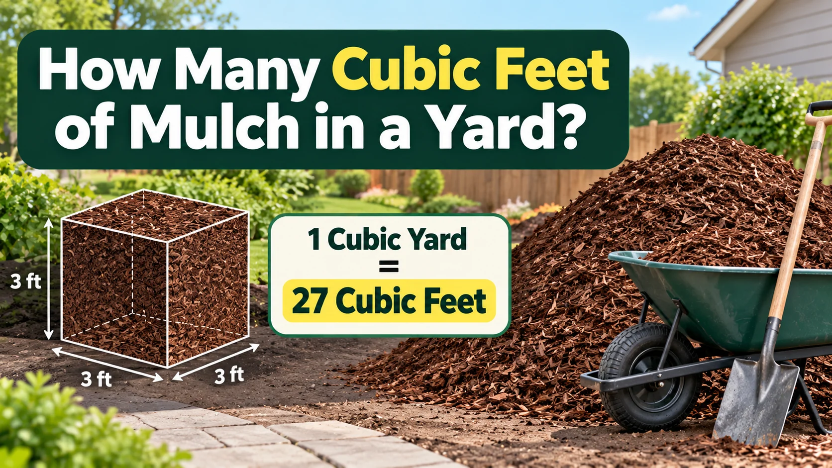 How Many Cubic Feet of Mulch in a Yard