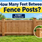 How Many Feet Between Fence Posts