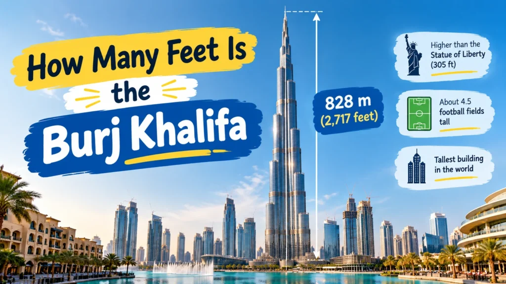 How Many Feet Is the Burj Khalifa