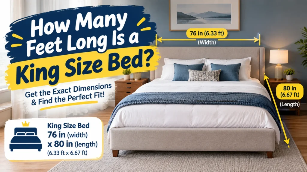How Many Feet Long Is a King Size Bed