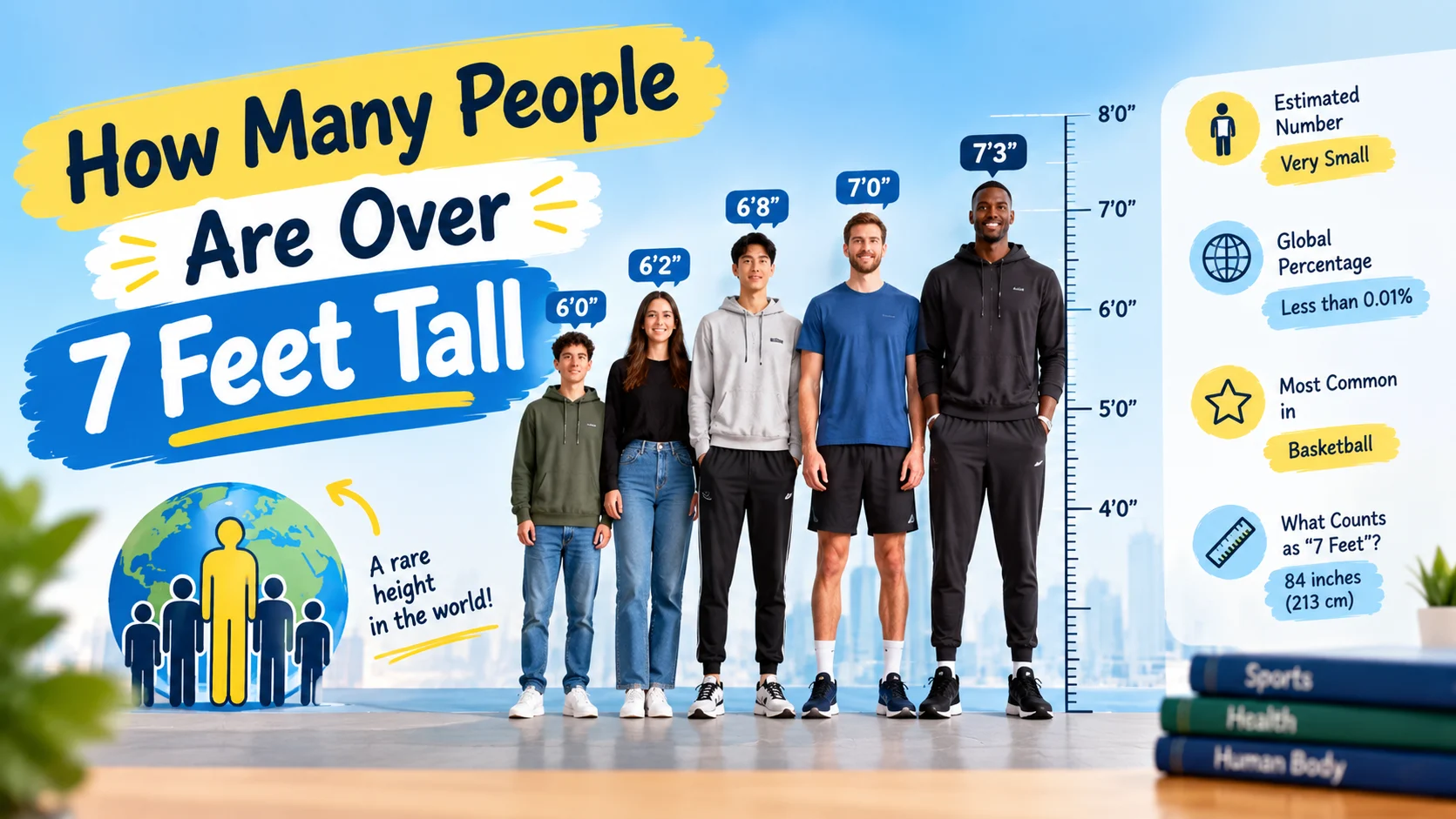 How Many People Are Over 7 Feet Tall