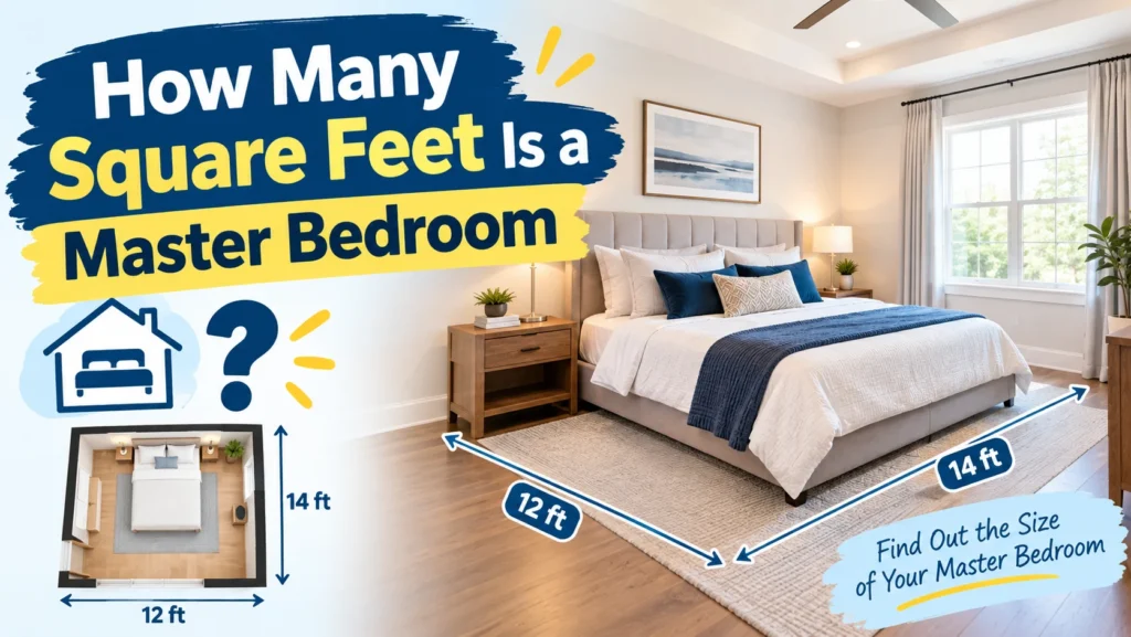 How Many Square Feet Is a Master Bedroom