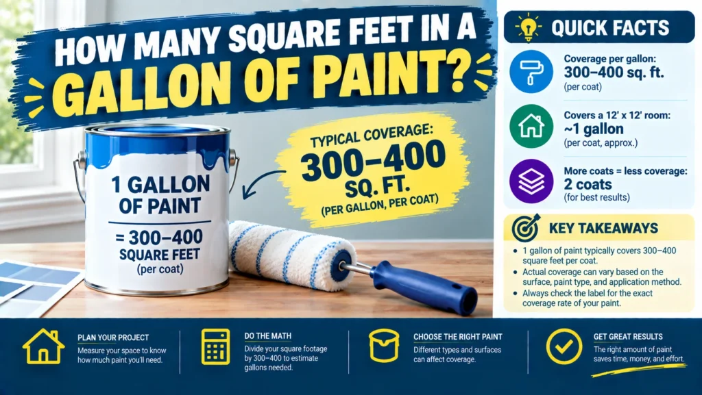 How Many Square Feet in a Gallon of Paint