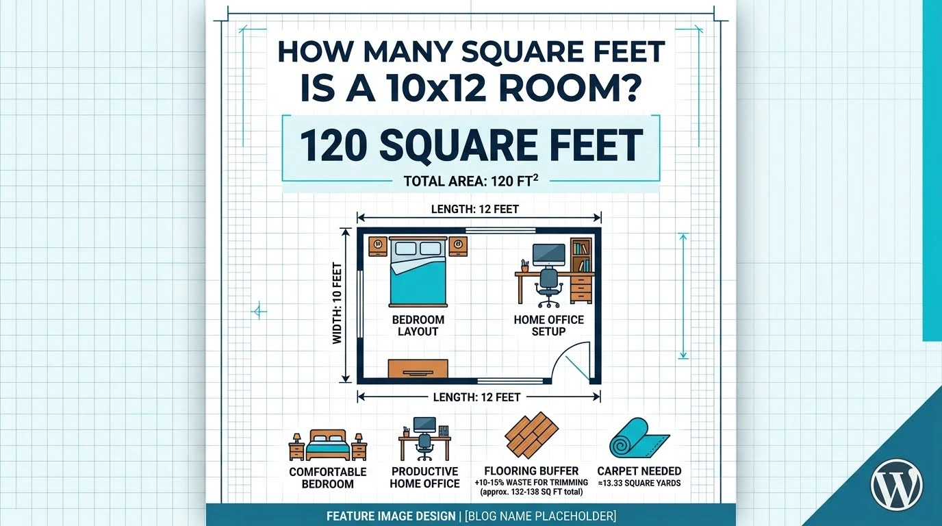 10x12 is how many square feet