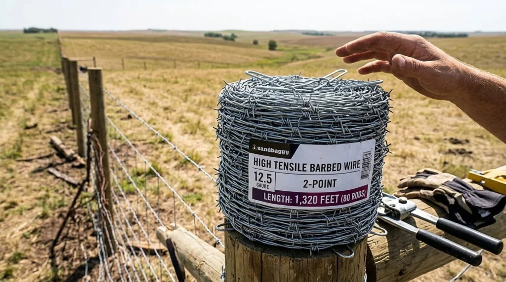 How Many Feet Are in a Roll of Barbed Wire