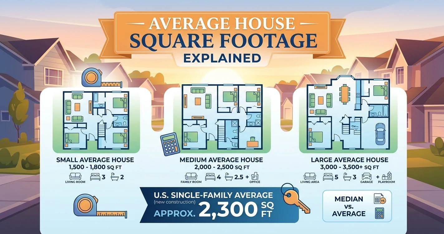 how many square feet is an average house