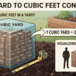 how many cubic feet are in a yard of soil
