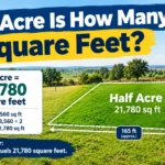 Half Acre Is How Many Square Feet