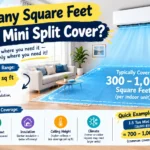How Many Square Feet Does a Mini Split Cover